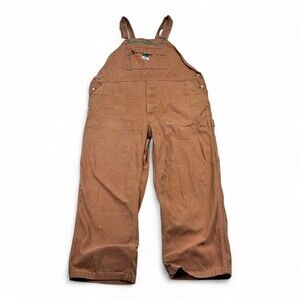 Liberty Overalls Men's Brown Canvas Work Overalls 44W x 30L